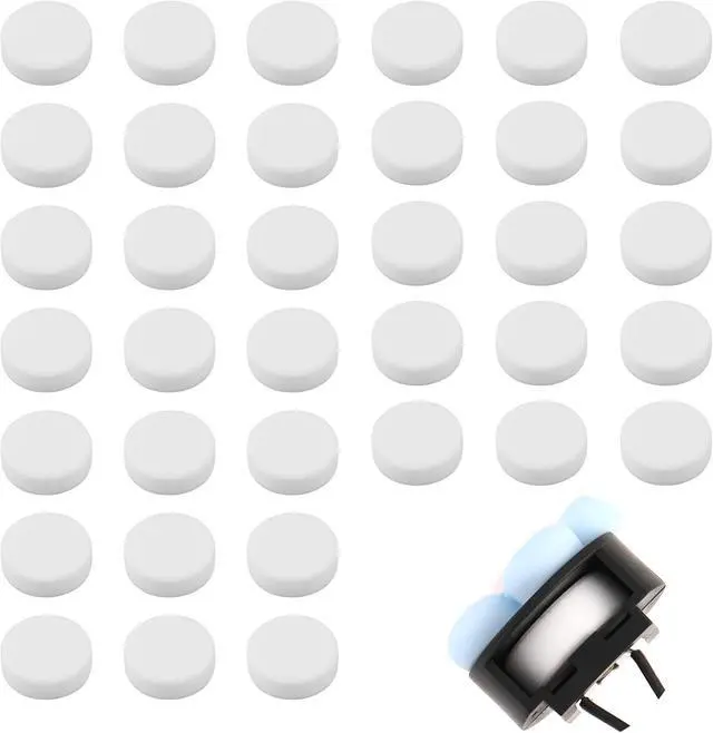 Main image of 60Pcs Car Air Vent Clip Replacement Pads Unscented Essential Oil Perfumes Refill Pads for Car Air Freshener Clips Diffuser 17mm White Refill Replacement for Custom Fragrance