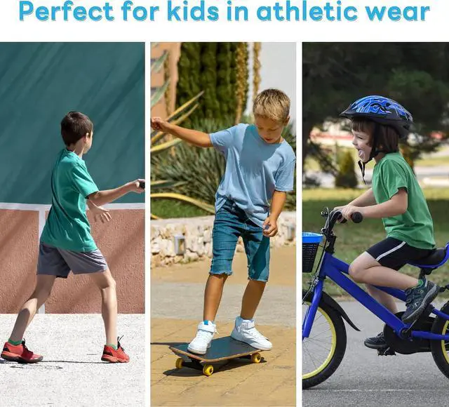Alt view image 6 of 7 - ZERULETS Kids Socks 12 Pairs Boys Ankle Low Cut Athletic Socks 1-14 Years | Half Cushion, Arch Support, Heel Tab, Soft Short Socks, Breathable