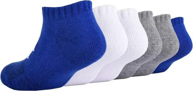 Alt view image 4 of 5 - Under Armour Boys' Multi Pack Low Cut Socks
