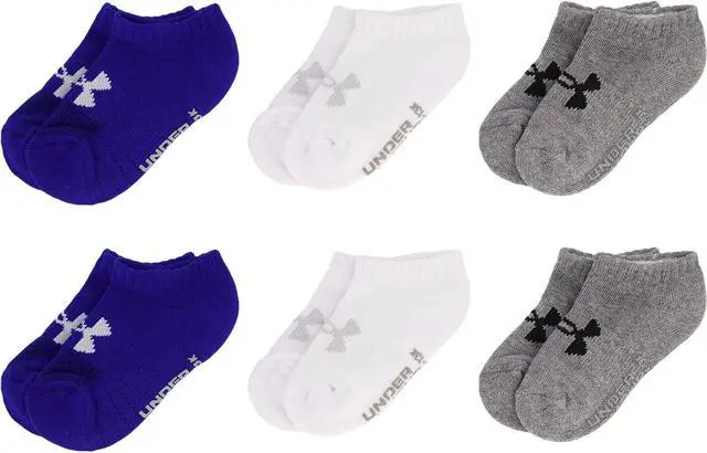 Alt view image 5 of 5 - Under Armour Boys' Multi Pack Low Cut Socks