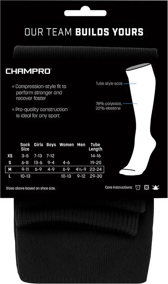 Alt view image 5 of 7 - CHAMPRO Multi-Sport Athletic Compression Socks for Baseball, Softball, Football, Soccer & all other sports