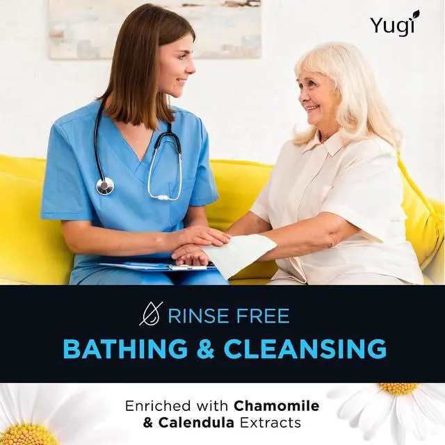 Alt view image 3 of 7 - Adult Body Wipes XL No-Rinse shower, Washcloths, Unscented Bathing for Elderly, Camping, Gym, Travel & Nursing, Extra Moist and Disposable (1 Pack) of 54