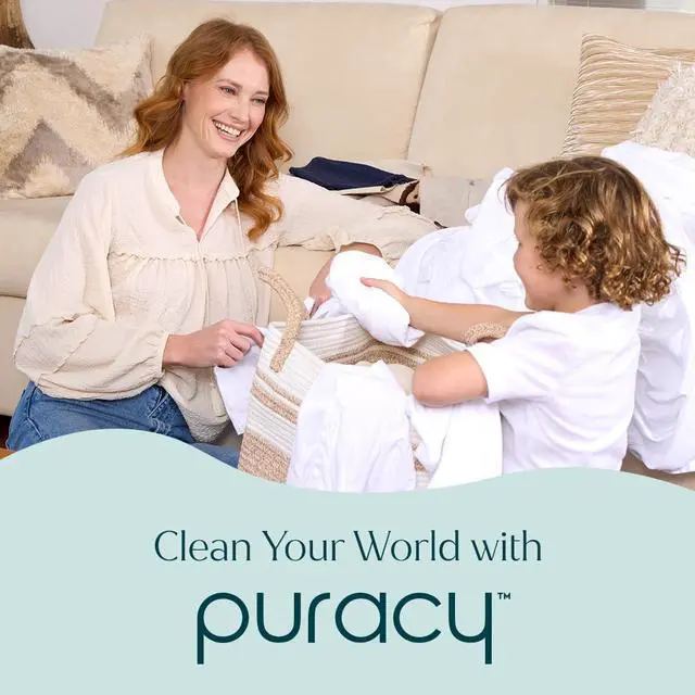 Alt view image 7 of 7 - Puracy All Purpose Cleaning Wipes Non Toxic Multi-Surface Cleaner & Appliance Wipes for Car, Bathroom, Kitchen Lemongrass Scent (50 Count, 1 Pack)