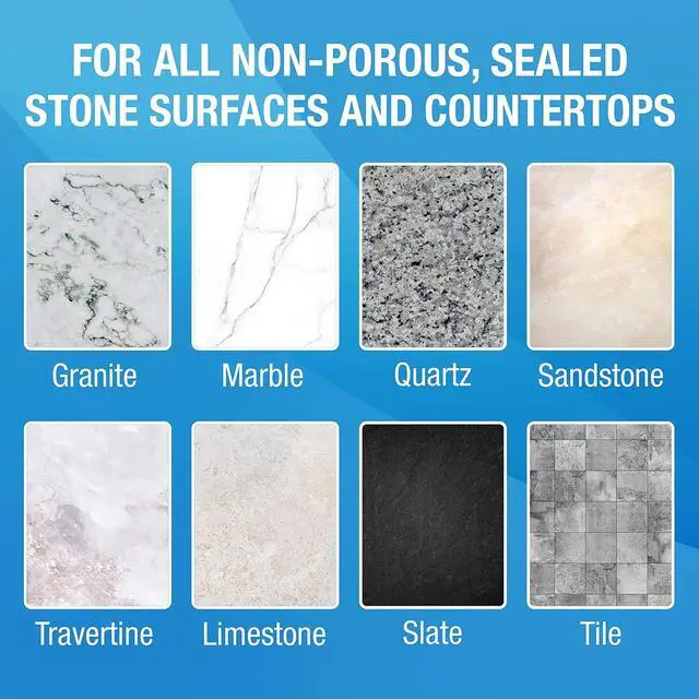 Alt view image 5 of 7 - MiracleWipes for Granite & Stone, Clean, Protect, Polish Stone, Marble, Quartz, Slate, Tile, Laminate Surfaces in Kitchen and Bathroom - 30 Count
