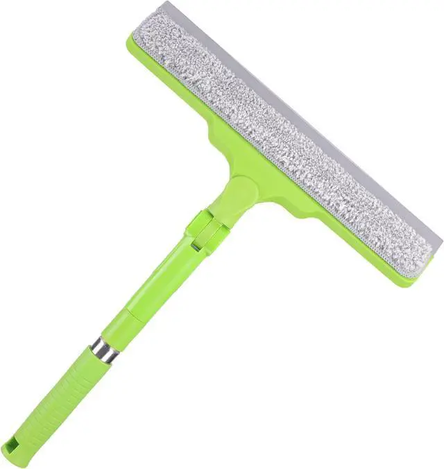 Main image of Homilifibra All-Purpose Shower Squeegee for Glass Doors, Bathroom Cleaner Tool for Household Home Window Mirror, Cleaning Tile Wall,Car,Windshield Squeegee with 12" Blade and 15" Long Handle