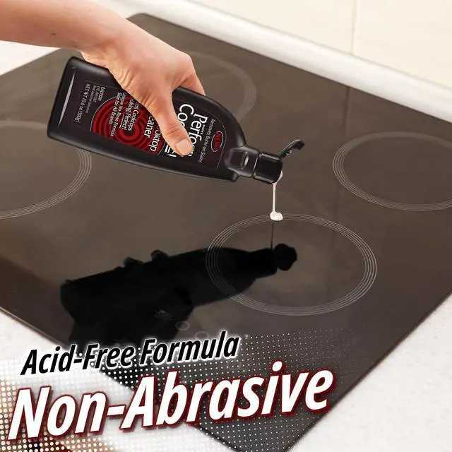 Alt view image 5 of 7 - HOPE'S Perfect Cooktop Glass and Ceramic Cooktop and Stove Top Cleaner, Fast Acting and Removes Burnt on Stains from Glass Ceramic Smooth Top Ranges with its No Rinse Formula, 10.6 Oz, Pack of 1