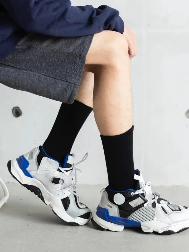 Alt view image 4 of 6 - Irisbear Mens Cotton Crew Socks Athletic Lightweight Workout Long Boot Socks 5 Pairs