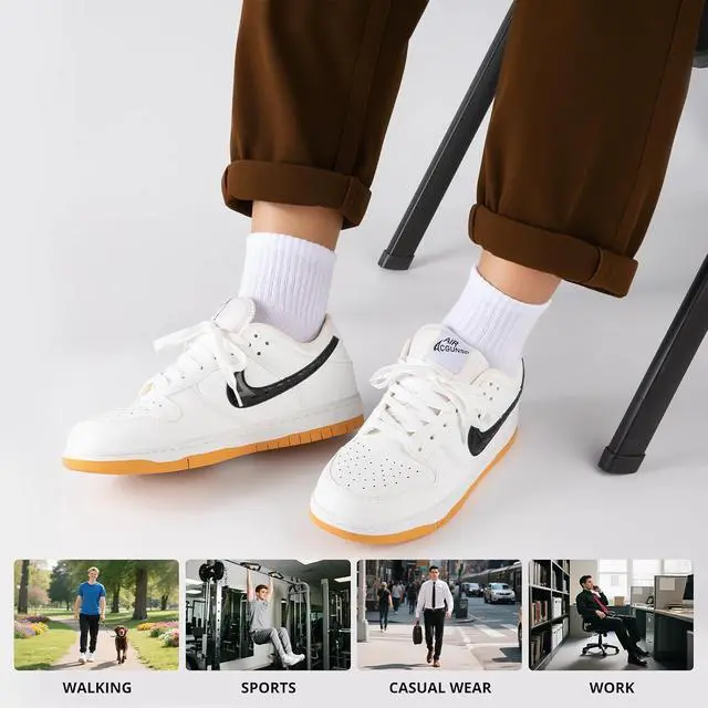 Alt view image 7 of 7 - Heatuff Men's Ankle Socks Cotton Quarter Thin Moisture Wicking Casual Mid Socks Men (6 Pairs)
