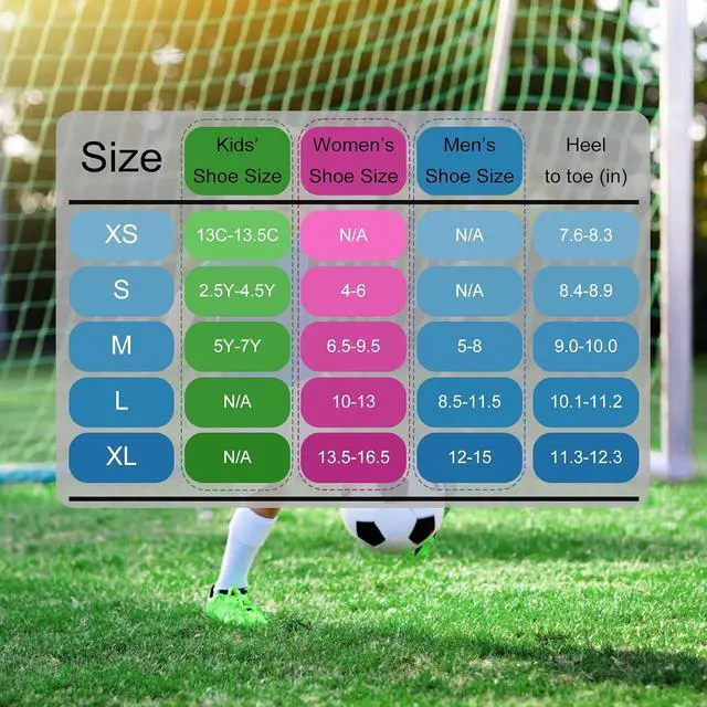 Alt view image 3 of 6 - CWVLC Soccer Socks (1/3/5 pairs) Team Sport Knee High Socks for Adult Youth Kids