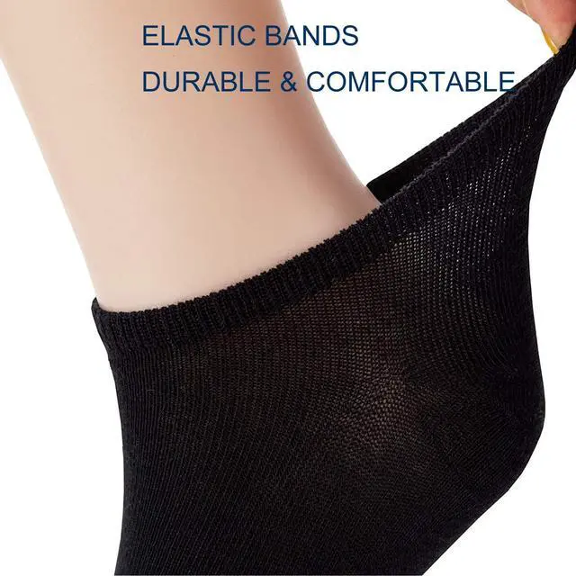 Alt view image 3 of 5 - 14 Pairs Low Cut Ankle Socks for Men/Women Thin Athletic Sock Pack Socks