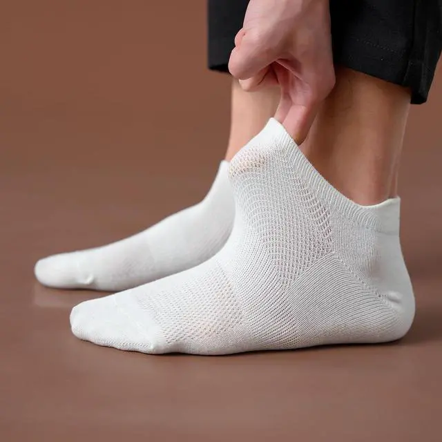 Alt view image 5 of 5 - ACCFOD Womens Ankle Socks Athletic Running Low Cut Socks With Tab 6 Pairs
