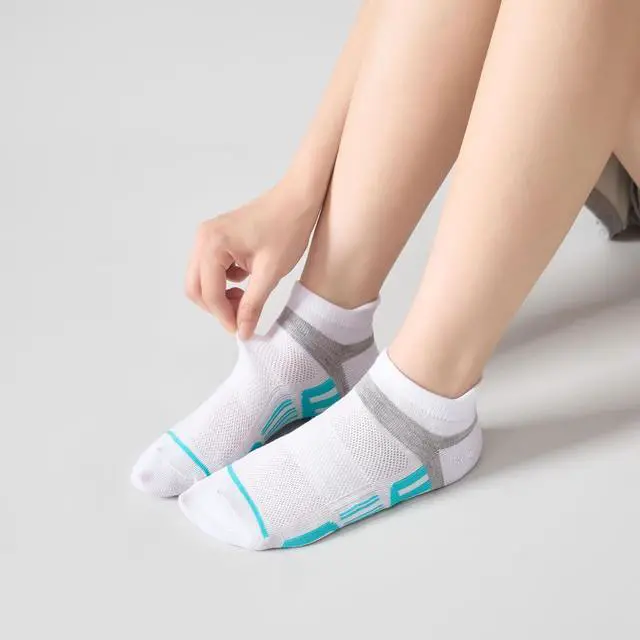 Alt view image 2 of 6 - shnn 15 Pairs Womens Ankle Socks Lightweight Breathable Casual Low Cut Socks for Women With Heel Tab