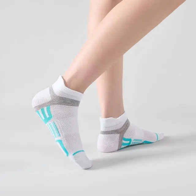 Alt view image 4 of 6 - shnn 15 Pairs Womens Ankle Socks Lightweight Breathable Casual Low Cut Socks for Women With Heel Tab