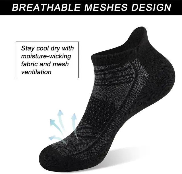 Alt view image 3 of 7 - shnn 14 Pairs Mens/Womens Ankle Socks Breathable Casual Low Cut Short Socks for Men/Women with Heel Tab