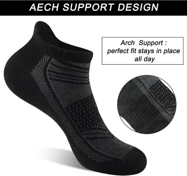 Alt view image 4 of 7 - shnn 14 Pairs Mens/Womens Ankle Socks Breathable Casual Low Cut Short Socks for Men/Women with Heel Tab