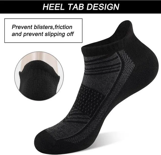 Alt view image 5 of 7 - shnn 14 Pairs Mens/Womens Ankle Socks Breathable Casual Low Cut Short Socks for Men/Women with Heel Tab