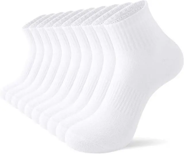 Main image of Irisbear Ankle Socks for Women, Cotton Gym Socks Thin Running Socks 5 Pairs