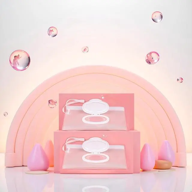 Alt view image 4 of 7 - 2 Pcs White Baby Wipes Case Travel Holder, Wipe Case Travel Holder Keeps Wipes Moist Set of Wet Diaper Portable Travel On The Go Refillable Dispenser Waterproof Wipe Container with Sealed Diapering