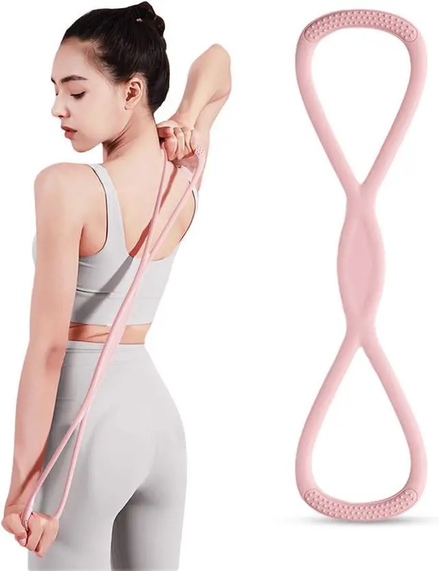Main image of Figure 8 Resistance Band, Figure 8 Resistance Bands for Women Men,Resistance Band Figure for Working Out, Non-Slip Handles, Home Gym, Yoga & Physical Therapy