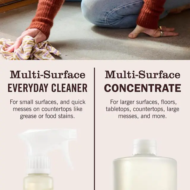 Alt view image 7 of 7 - MRS. MEYER'S CLEAN DAY Multi-Surface Concentrate, Compassion Flower, 32 oz | Dilute with Water for Powerful Cleaner, Makes Up to 16 Gallons per Bottle, Removes Dirt and Freshens Surfaces