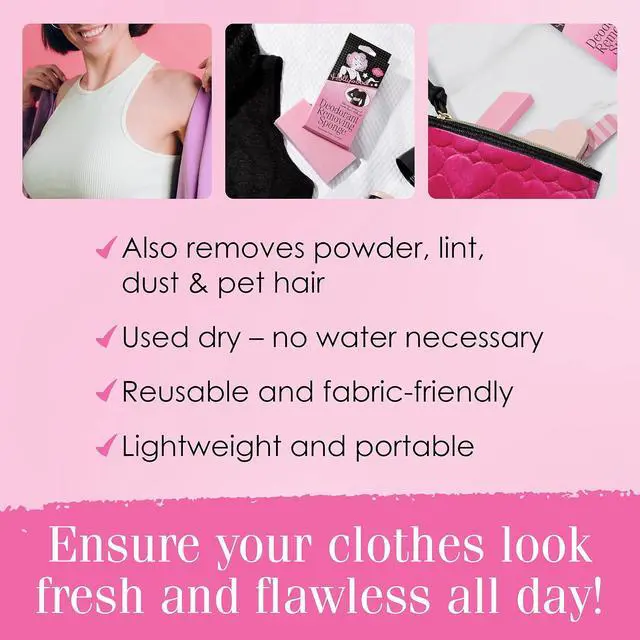 Alt view image 4 of 6 - Hollywood Fashion Secrets Reusable Deodorante Removing Sponge, Stain Eraser | Easily Remove Deodant from Clothing, No Water Necessary, Long Lasting Deodorant Stain Remover Perfect for Travel