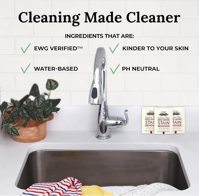Alt view image 5 of 7 - Chateau Spill Wine Stain Remover Wipes, On The Go Stain Wipes, 5 Count | Individually Wrapped; To-Go Wipes; for Stubborn Stains on Clothes, Tablecloth, Carpet, Upholstery Laundry