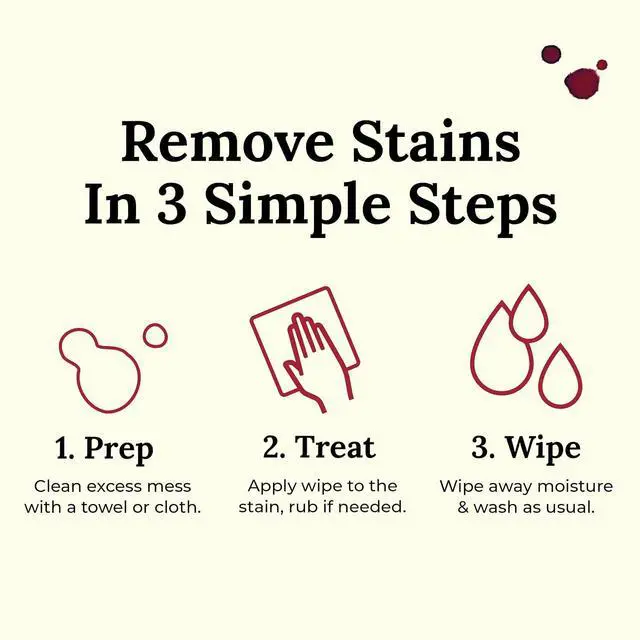 Alt view image 7 of 7 - Chateau Spill Wine Stain Remover Wipes, On The Go Stain Wipes, 5 Count | Individually Wrapped; To-Go Wipes; for Stubborn Stains on Clothes, Tablecloth, Carpet, Upholstery Laundry