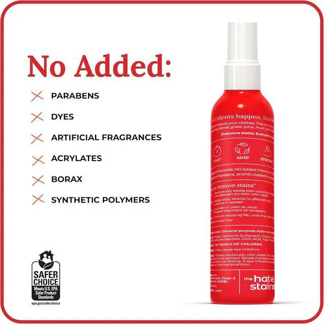 Alt view image 4 of 7 - Emergency Stain Rescue Stain Remover Spray, Wine & Coffee, 4 Oz | Spray & Wash Treater for Clothes, Carpet Stain Remover & Wine Carpet Cleaner, No Added Phosphates