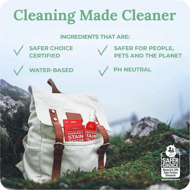 Alt view image 5 of 7 - Emergency Stain Rescue Stain Remover Spray, Wine & Coffee, 4 Oz | Spray & Wash Treater for Clothes, Carpet Stain Remover & Wine Carpet Cleaner, No Added Phosphates