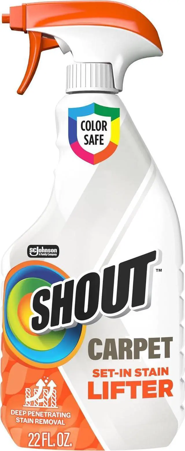 Main image of Shout Carpet Set-In Stain Lifter Spray, Rug & Carpet Cleaner, Color Safe and Fast Acting Spot & Stain Remover, 22 oz Trigger Spray