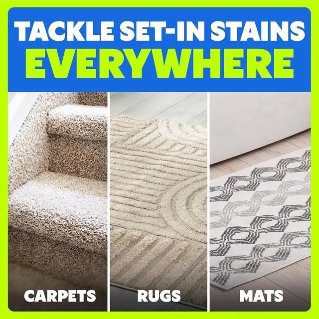 Alt view image 6 of 7 - Shout Carpet Set-In Stain Lifter Spray, Rug & Carpet Cleaner, Color Safe and Fast Acting Spot & Stain Remover, 22 oz Trigger Spray