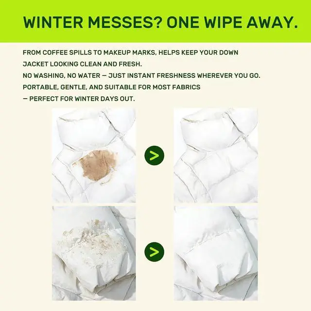 Alt view image 7 of 7 - Stain Remover Wipes for Clothes & Fabric, 26 Pack | Instant Clothing Stain Remover, For Shoes, Shirts & Jackets, Individually Wrapped Portable, For Travel & On-the-Go Cleaning