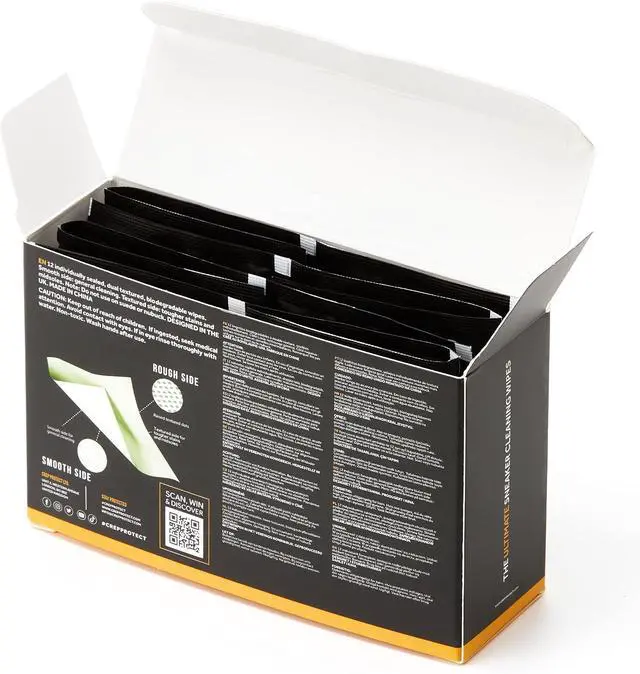 Alt view image 6 of 7 - Crep Protect Shoe Wipes - Biodegradable, Dual-Sided Sneaker Cleaning Wipes for Quick Dirt & Scuff Removal - Individually Wrapped (Pack of 12)