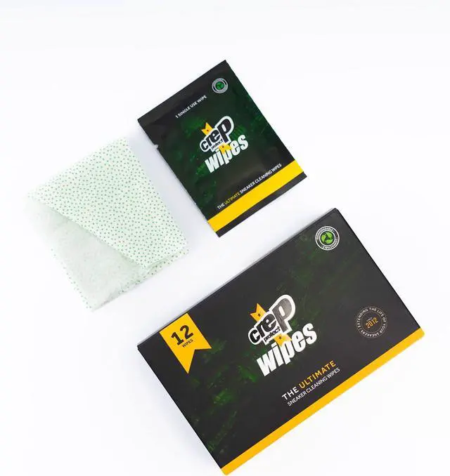 Alt view image 5 of 7 - Crep Protect Shoe Wipes - Biodegradable, Dual-Sided Sneaker Cleaning Wipes for Quick Dirt & Scuff Removal - Individually Wrapped (Pack of 12)