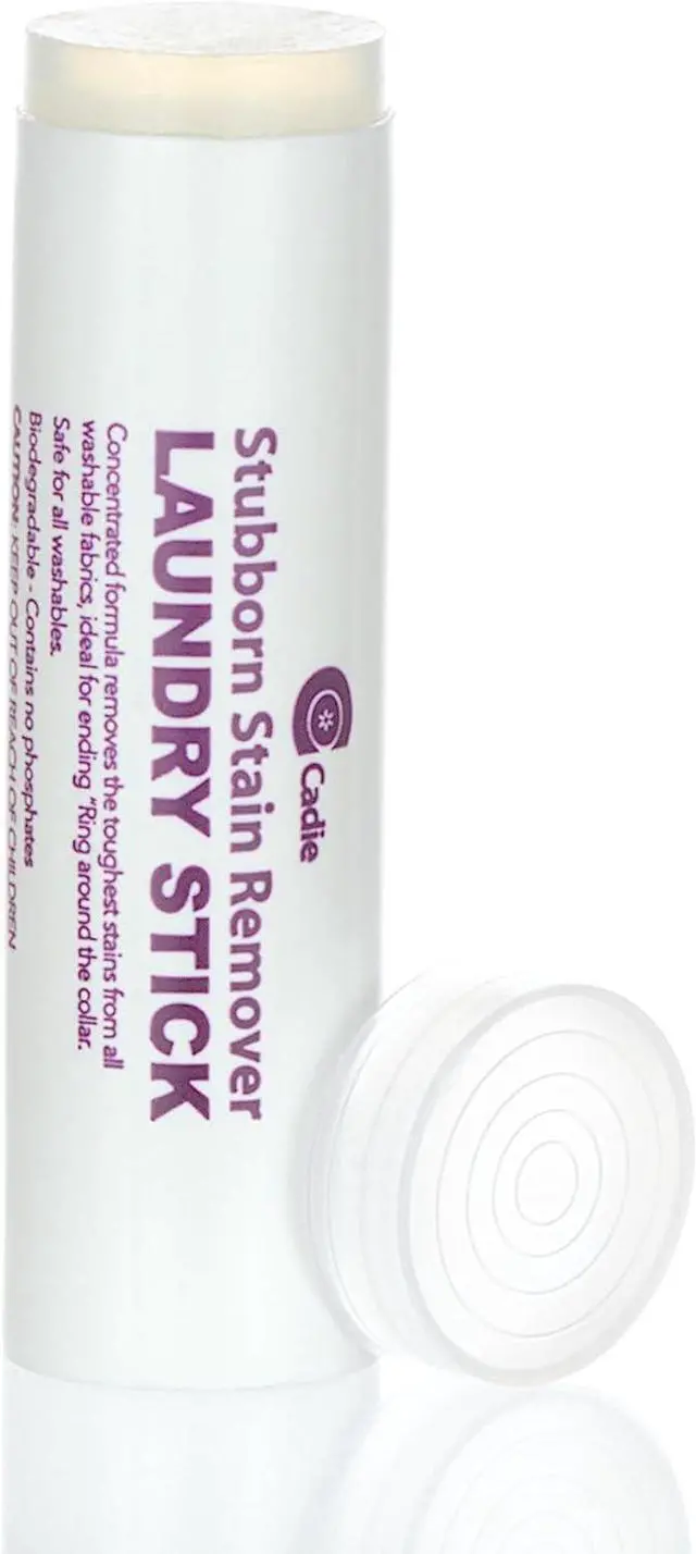 Main image of Laundry Stain Remover Stick Pre-Wash Spot Cleaner for Clothes, Cotton, Wool & Synthetics Removes Coffee, Wine, Oil, Ink & Food Stains Travel-Friendly Portable Laundry Stick, 1 Pack