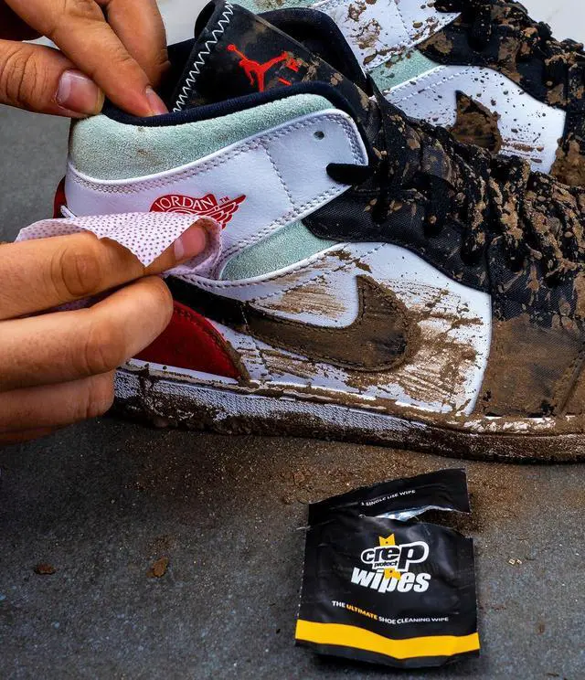 Alt view image 2 of 7 - Crep Protect Shoe Wipes - Biodegradable, Dual-Sided Sneaker Cleaning Wipes for Quick Dirt & Scuff Removal - Individually Wrapped (Pack of 12)