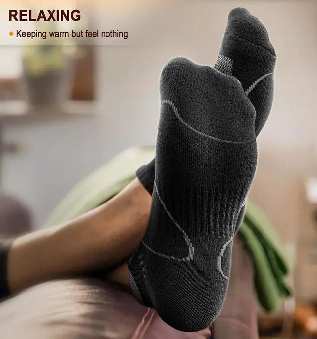 Alt view image 3 of 7 - BULLIANT Men Running Ankle Socks 6Pack-Cushioned Support-Low Cut No Show | Fully Terry Sole | Arch Support | Seamless Toe Closure | Moisture-Wicking Breathable Mesh | Reinforced Heel&Toe