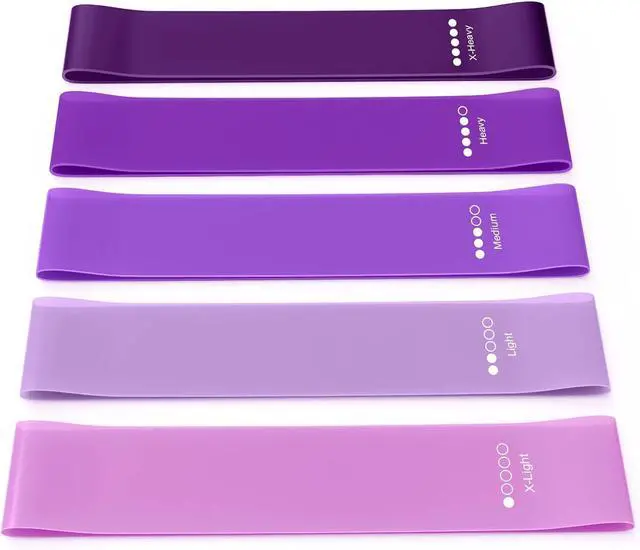 Main image of Resistance Bands Set for Home Fitness, Stretching, Strength Training, Physical Therapy, Elastic Workout Exercise Bands, Pilates Yoga Physical Therapy, Leg Glute Arm Exercise Kit