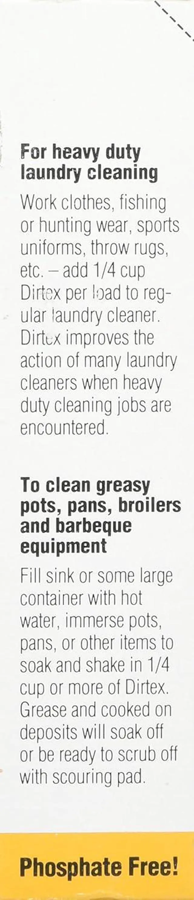 Alt view image 3 of 3 - Savogran Dirtex All Purpose Cleaning Powder - 16oz No Rinse Powder Cleanser, Stain, & Rust Remover for Walls, Floors, Woodwook, & Stainless Steel - Powder Cleaner for Bathroom, Kitchen, & Outdoor Use