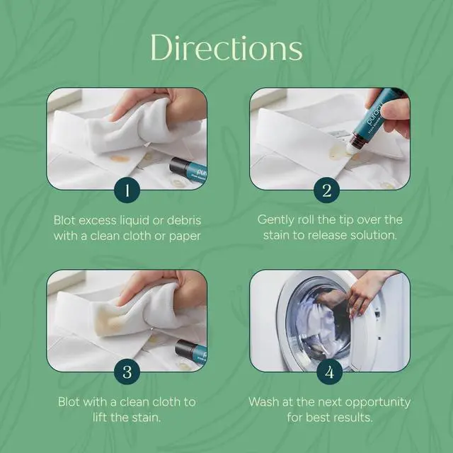 Alt view image 5 of 7 - Puracy Stain Remover, Travel and Laundry Stain Cleaner for Clothes, Baby Essentials, Kids Stains, Oil and Fabric Spot Cleaner (Laundry Stain Remover Pen, 0.33 Fl Oz (Pack of 1))