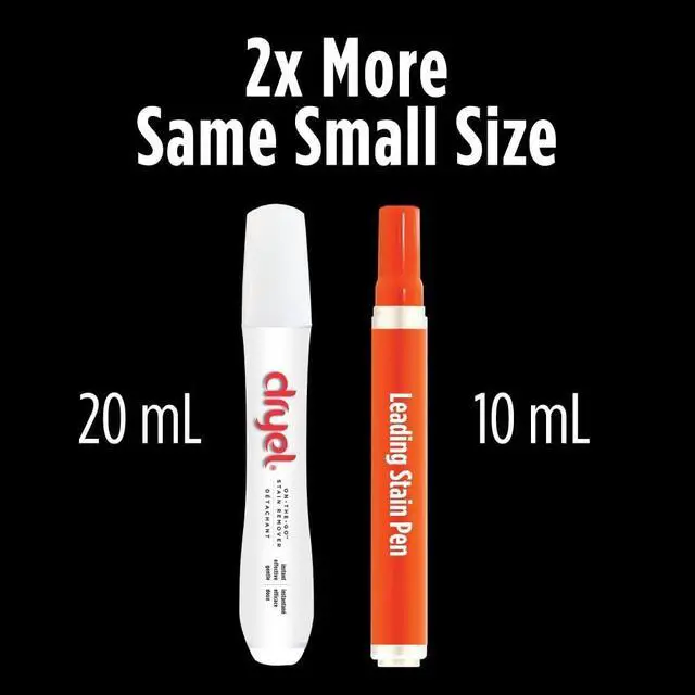 Alt view image 5 of 6 - Dryel Dry-Clean Safe On-The-Go Stain Removal Pen for Clothes and Laundry, 20 ml