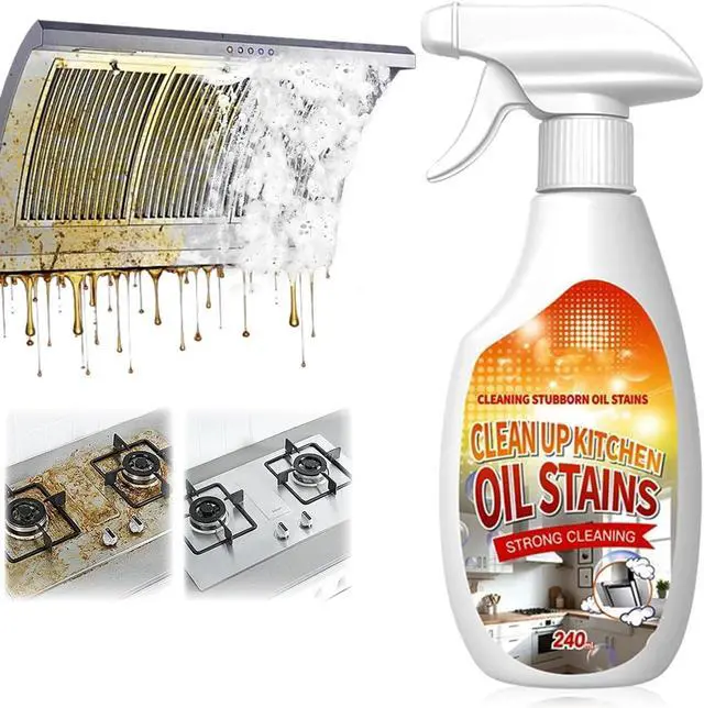Main image of New Upgrade Kitchen Cleaner, Clean Up Kitchen Oil Stains Spray, Multi-purpose Oils Stain Cleaner, Clean Up Kitchens Oil Stains(240ml/8.45oz)