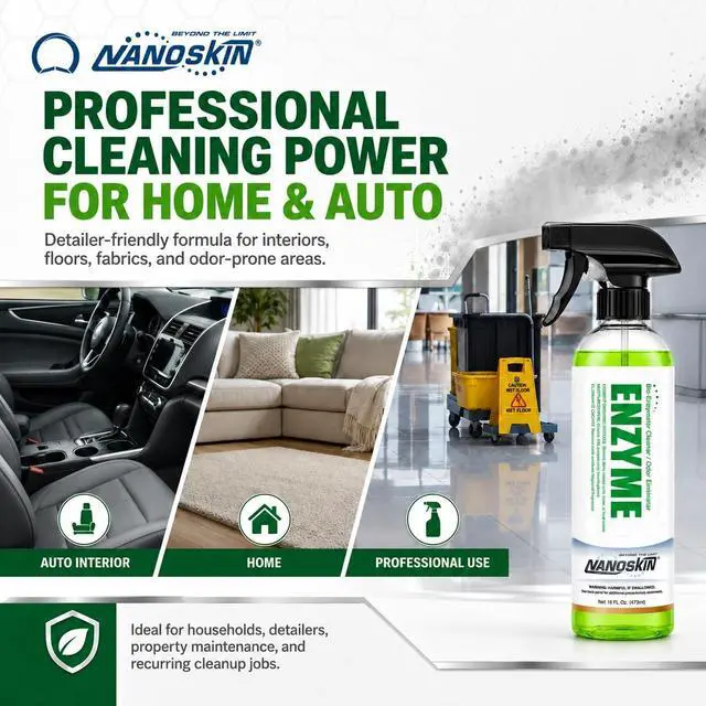 Alt view image 6 of 7 - Nanoskin ENZYME Cleaner for Odor Removal, 16 Oz