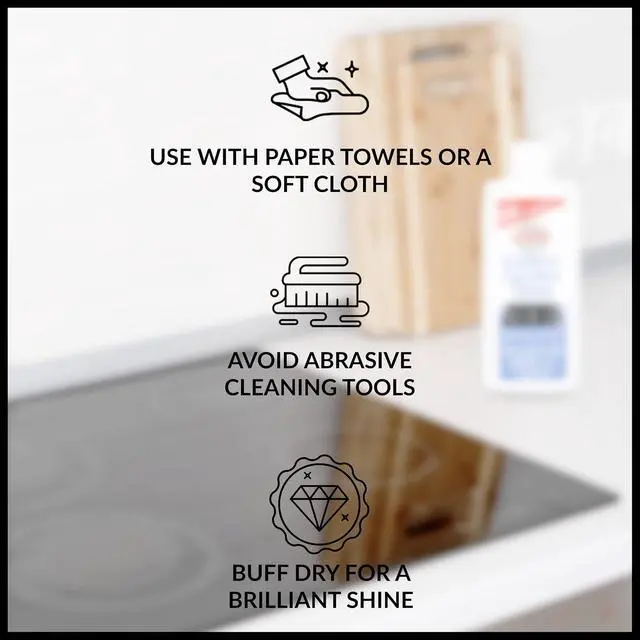 Alt view image 7 of 7 - HOPE'S Cooktop Cleaning Cream, Fast Acting No-Rinse Cooktop Cleaner for Glass Ceramic Cooktops and Stoves, Removes Burnt-on Stains, 10 Oz Net Weight (8 Fl Oz), Pack of 1