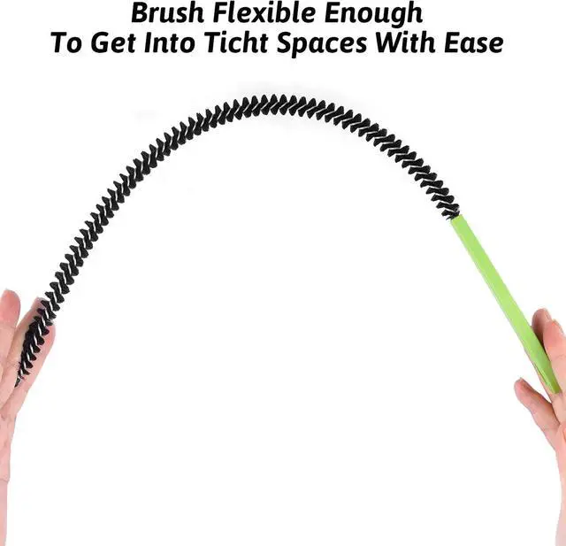Alt view image 2 of 7 - Sewer Drain Brush, Drain Clog Remover, 19.8inch Flexible Long Pipe Snake Hair Clogs Catcher Cleaner Tool for Toilet, Kitchen Sink, Sewer Drain, Bathroom Tub
