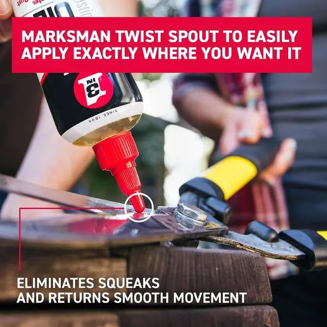 Alt view image 3 of 7 - 3-IN-ONE Multi-Purpose Drip Oil with Marksman Twist Spout, Long-lasting lubricant, 4 OZ