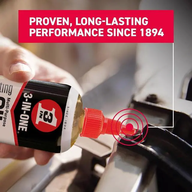 Alt view image 5 of 7 - 3-IN-ONE Multi-Purpose Drip Oil with Marksman Twist Spout, Long-lasting lubricant, 4 OZ