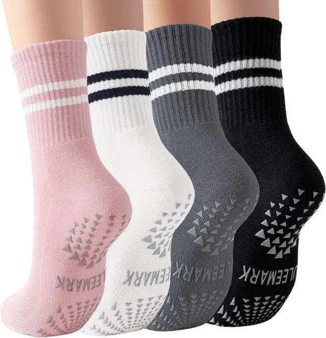 Main image of Womens Pilates Non slip Yoga Socks Dance Gym Exercise Ankle Socks