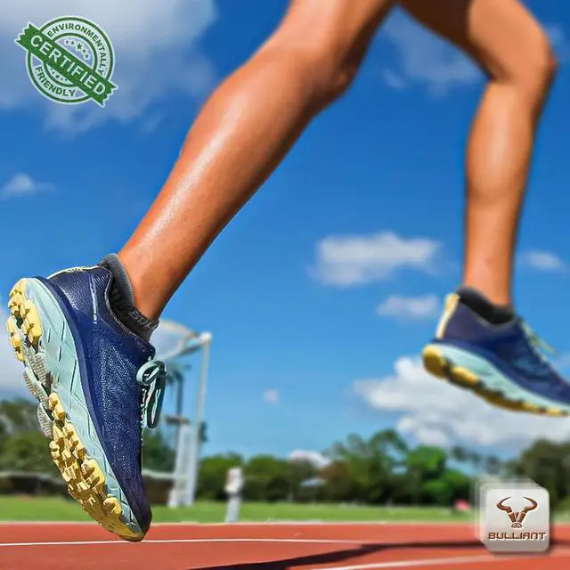 Alt view image 2 of 6 - BULLIANT Men Cushioned Athletic Running Ankle Socks 6Pack-Arch Support | Fully Terry Sole | Moisture-Wicking Stretch Yarn | Anti-slip Y Heel Low Cut No show | Anti-blister Seamless Toe Closure