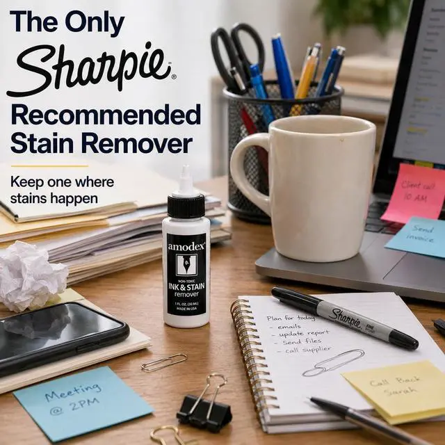 Alt view image 3 of 7 - Amodex Ink & Stain Remover 1oz Bottle